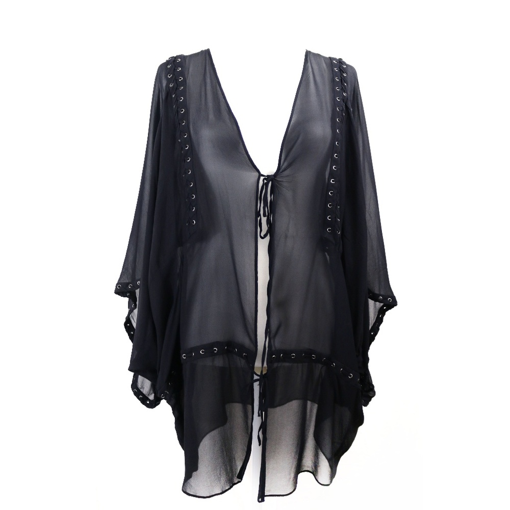 ALLSAINTS SPITALFIELDS Tanami 100% Silk Kaftan